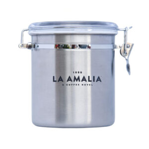 Keep your coffee safely Keep your coffee safely Round Stainless Steel Canister