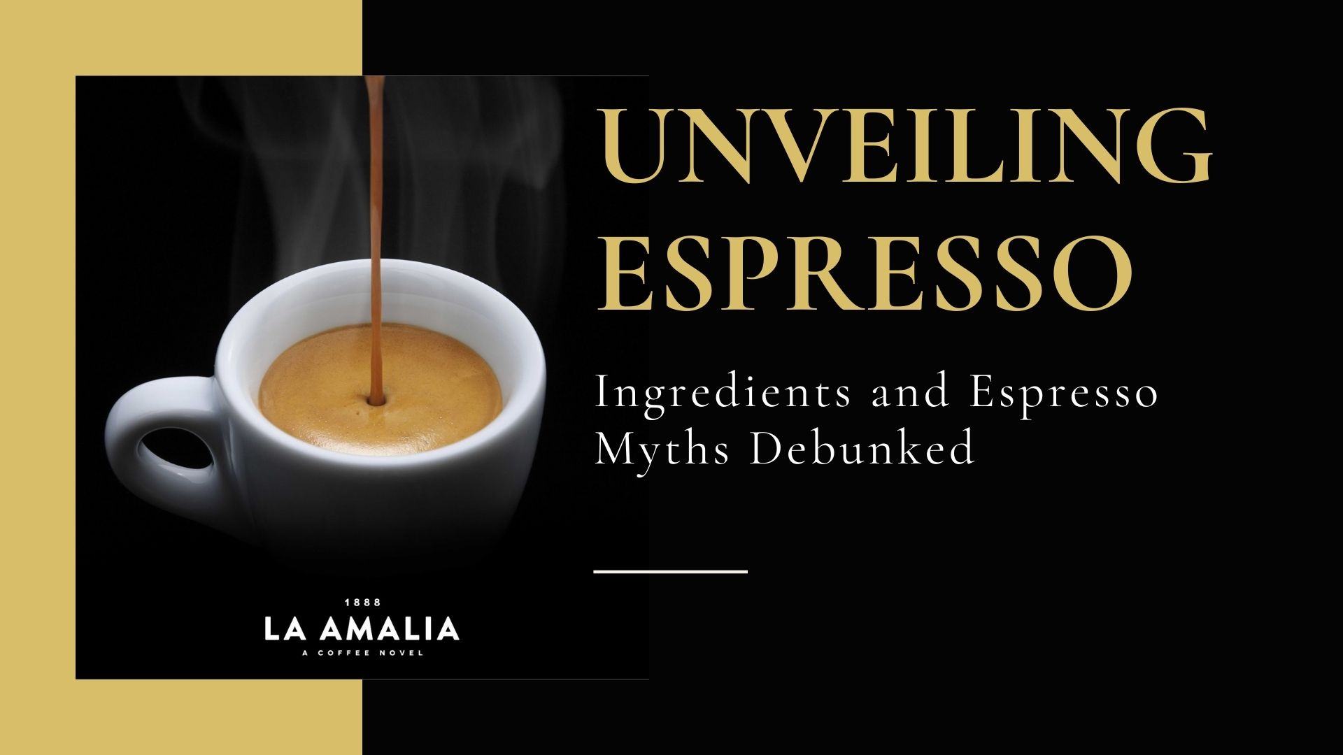 Unveiling Espresso Ingredients and Espresso Myths Debunked